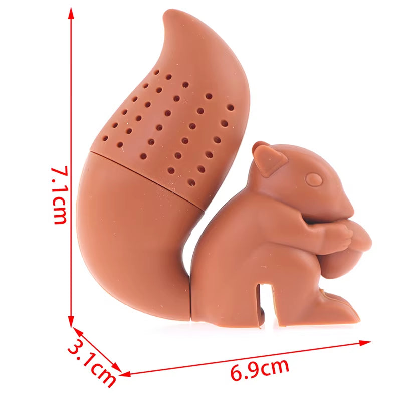 Tea Infuser Food Silicone Grade Alpaca Shape Tea Infuser Strainers Creative Filter Loose Silicone Diffuser Reusable Infuser