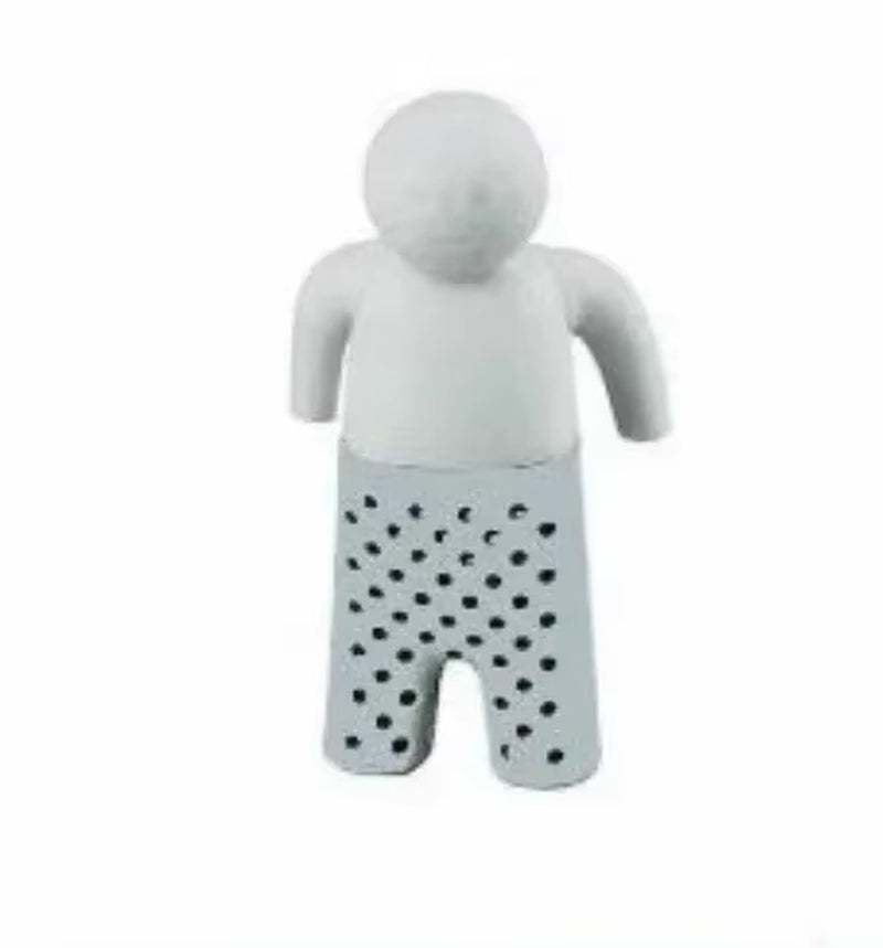 New Mr. Tea Man Model Tea Infuser Food Grade Silicone Tea Infuser Tea Leak Tea Filter Tea Bag