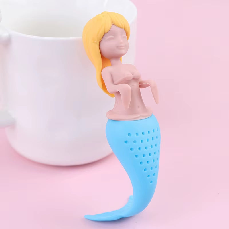 Tea Infuser Food Silicone Grade Alpaca Shape Tea Infuser Strainers Creative Filter Loose Silicone Diffuser Reusable Infuser