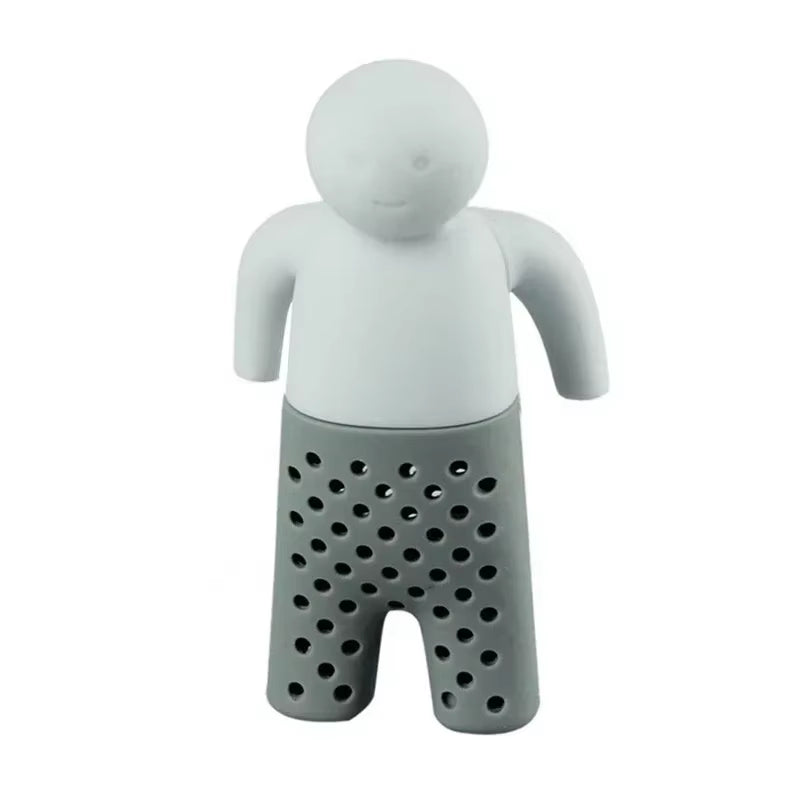 New Mr. Tea Man Model Tea Infuser Food Grade Silicone Tea Infuser Tea Leak Tea Filter Tea Bag