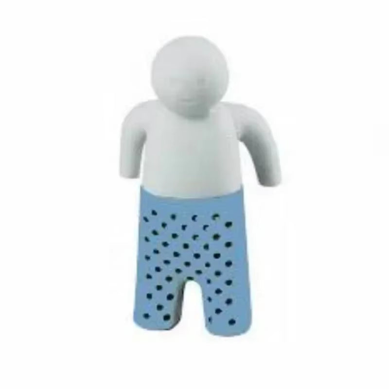 New Mr. Tea Man Model Tea Infuser Food Grade Silicone Tea Infuser Tea Leak Tea Filter Tea Bag