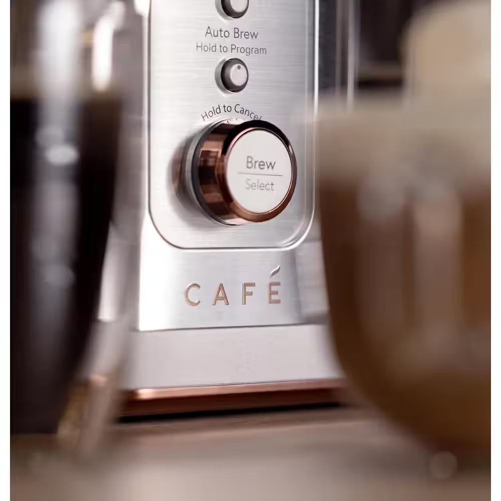 10 Cup Stainless Steel Specialty Drip Coffee Maker with Glass Carafe and Warming Plate, Wi-Fi Connected