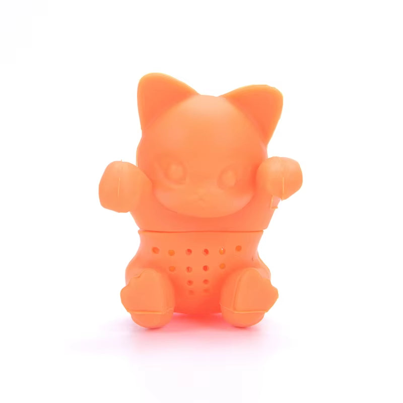 Tea Infuser Food Silicone Grade Alpaca Shape Tea Infuser Strainers Creative Filter Loose Silicone Diffuser Reusable Infuser
