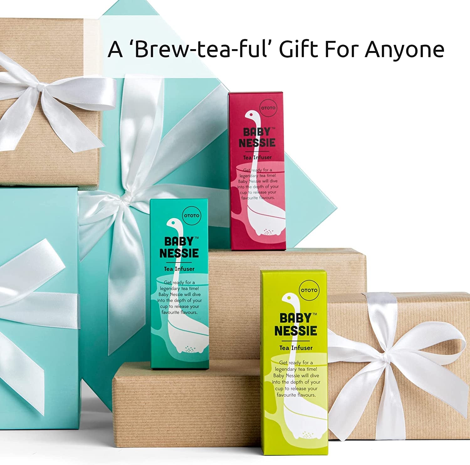 Baby Nessie Tee-Ei Violett, Silicone, One Size