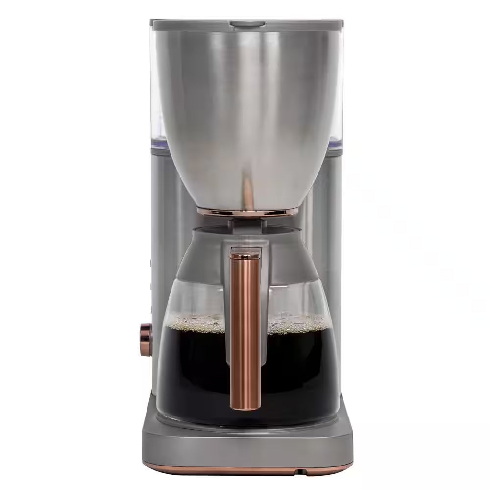 10 Cup Stainless Steel Specialty Drip Coffee Maker with Glass Carafe and Warming Plate, Wi-Fi Connected